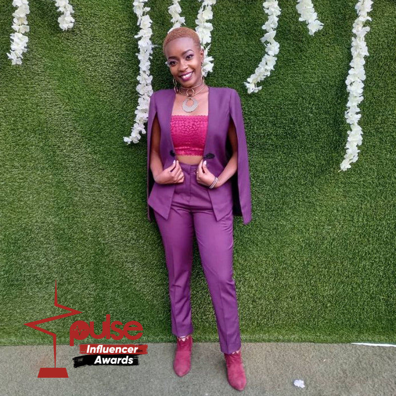 Pulse Live Kenya Presenter Miss Phyll at the Pulse Influencer Awards ceremony in Nairobi