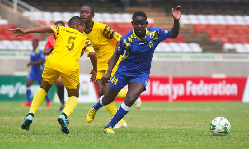 (FILE) Vihiga Queens in action.