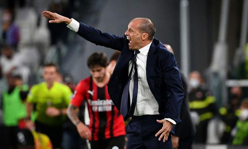 Massimiliano Allegri was livid at his Juventus team's draw with AC Milan on Sunday