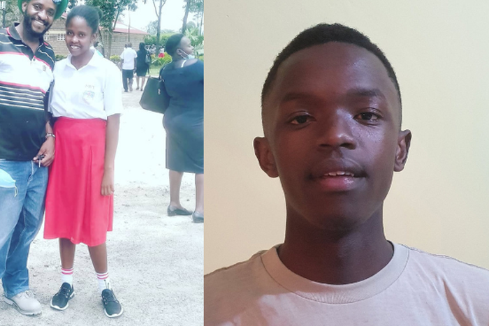 Engine  Kukaste Khalwale and Njoro with his Daughter Natalie