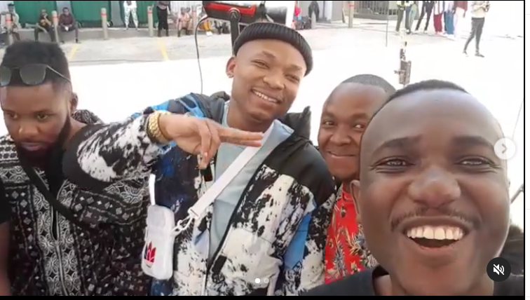 Dr. Eddie with Otile on Location