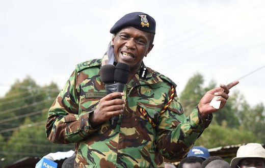 Deputy Inspector General Edward Mbugua