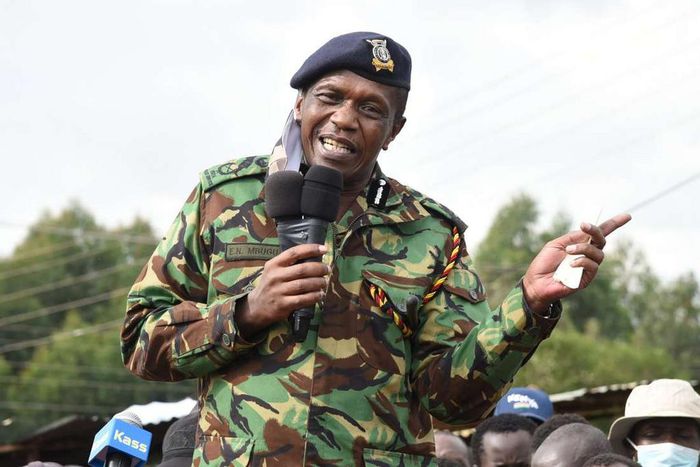 Deputy Inspector General Edward Mbugua