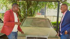 Nairobi Senator Johnson Sakaja during interview with Churchill Ndambuki