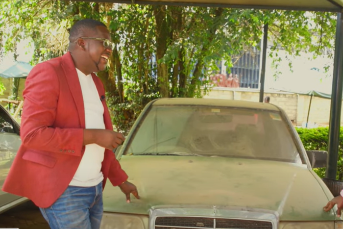 Nairobi Senator Johnson Sakaja during interview with Churchill Ndambuki