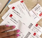 Karen Nyamu had shared a photo of their tickets to Dubai