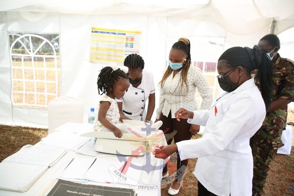 Military Wives Association of Kenya (MWAK) took the Medical Outreach to Langata Garrison