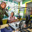 President Uhuru Kenyatta at Ruben FM in Mukuru kwa Ruben slums