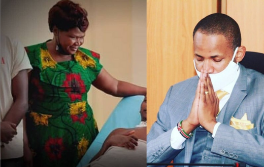 MP Babu Owino mourns DJ Evolve's Mother Mary Hongo