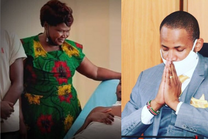 MP Babu Owino mourns DJ Evolve's Mother Mary Hongo
