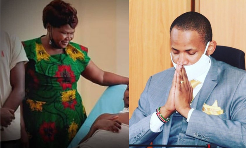 MP Babu Owino mourns DJ Evolve's Mother Mary Hongo