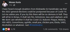 Moses Kuria's post