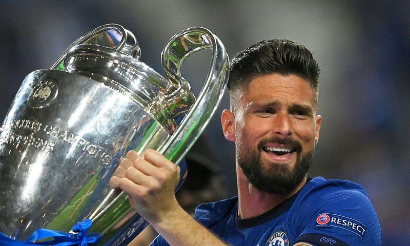 French forward Olivier Giroud won the Champions League with Chelsea.
