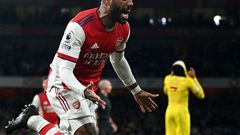 Arsenal's French striker Alexandre Lacazette