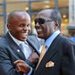 Centum CEO, with the late Chris Kirubi