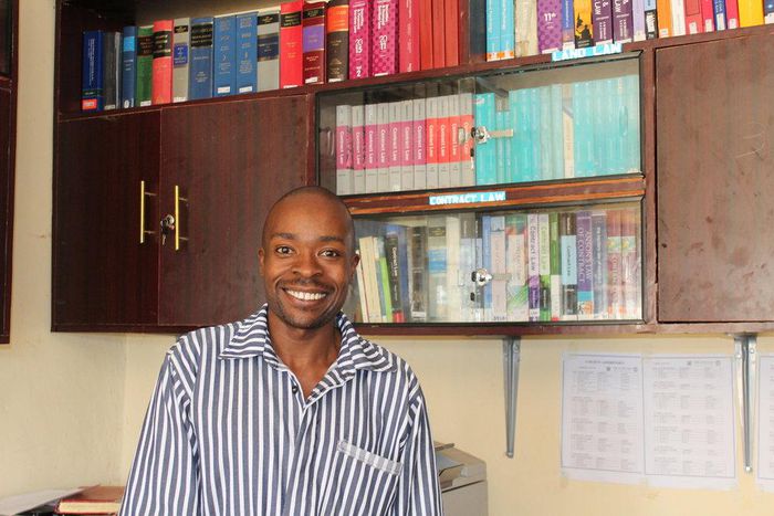 Isaac is 35 years of age and has been in Kamiti Prison for more than 10 years