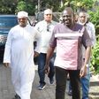 Deputy President William Ruto with former Mombasa Senator Hassan Omar