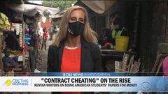 American students pay between sh.2000 and sh.5000 for a page of work written by a Kenyan writer in a process known as "contract cheating."