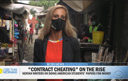 American students pay between sh.2000 and sh.5000 for a page of work written by a Kenyan writer in a process known as "contract cheating."