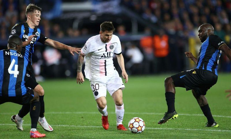 PSG were held to a 1-1 draw by Club Brugge as Lionel Messi made his first start for the French side
