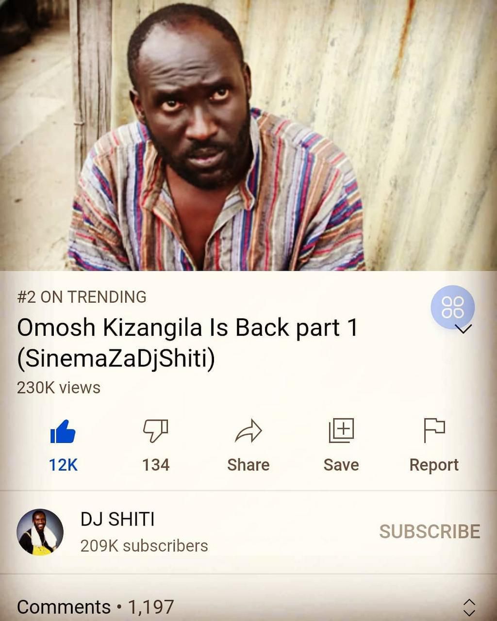Omosh takes over Twitter trends after being featured in DJ Shiti’s Comedy skit