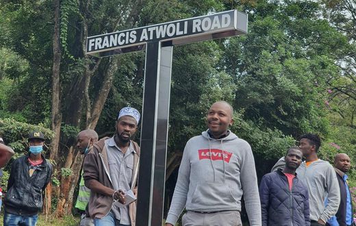 New look Atwoli Road sign
