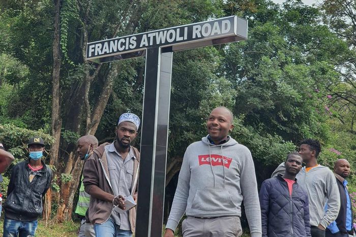 New look Atwoli Road sign