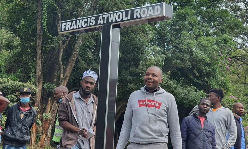 New look Atwoli Road sign