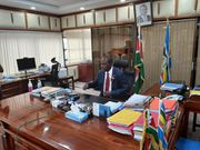 Treasury CS Ukur Yattani moments before he stepped out to table Kenya's 2020/2021 budget at Parliament