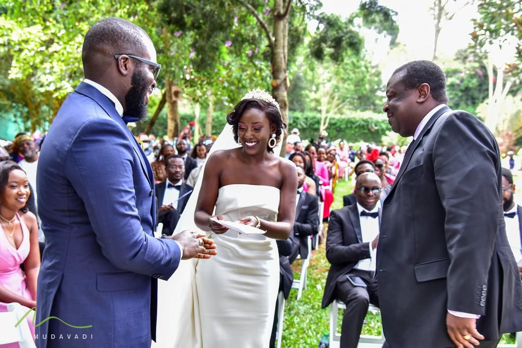 ANC Party leader Musalia Mudavadi at June Ruto's wedding