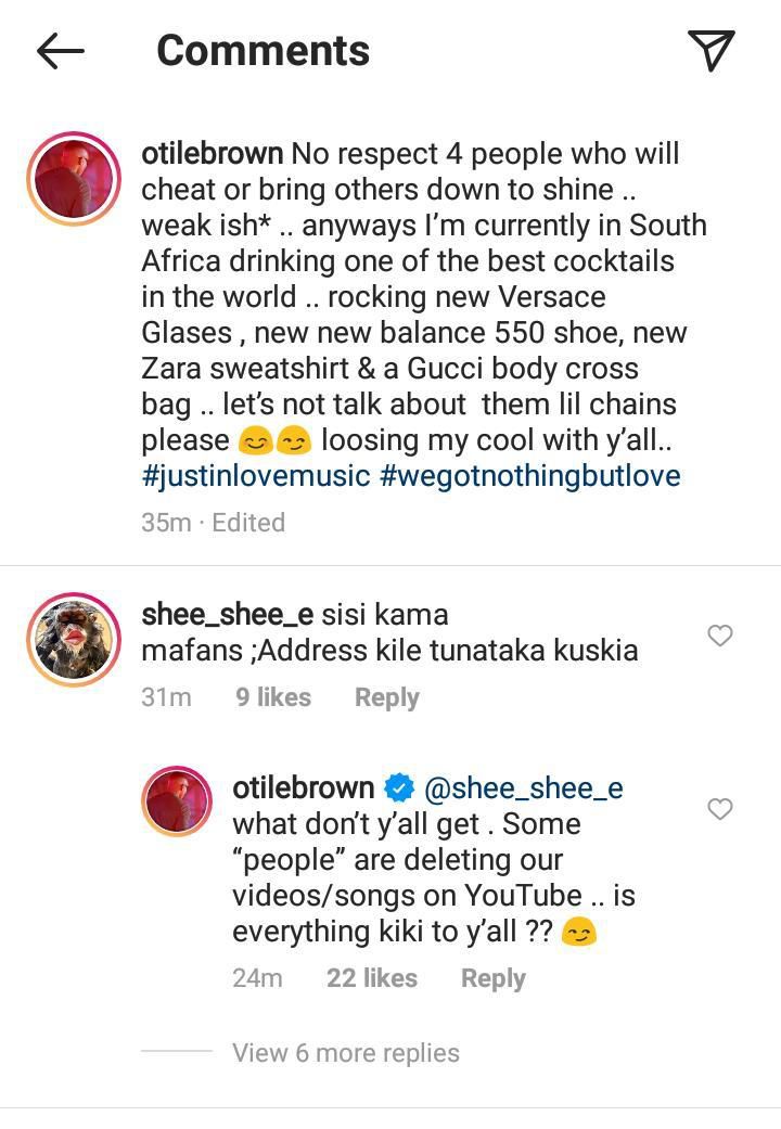 Singer Otile Brown