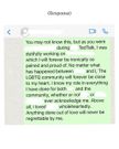 Screen shots shared by Michelle Ntalami showing her conversation with the women her ex had affairs with.