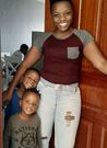 Actress Nyaboke Moraa and children
