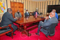 Fred Matiang'i, Attorney General Kihara Kariuki, Inspector General of Police Hillary Mutyambai and senior security officials condoled with the family of the late brothers Benson Njiru and Emmanuel Mutura