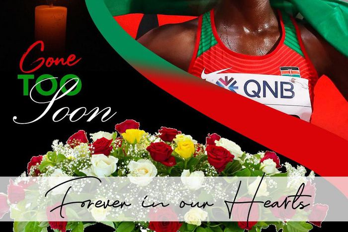Funeral programme for the late Kenyan athlete Agnes Tirop