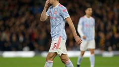 Manchester United captain Harry Maguire was sent off in his side's 4-1 defeat against Watford