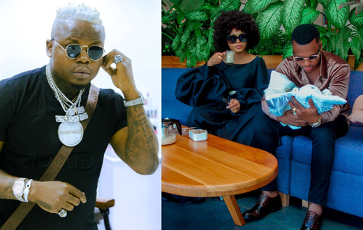Harmonize’s surprise message to Ex-Lover Jacqueline Wolper after giving Birth (Screenshot)