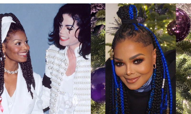 Janet Jackson and her late Brother Michael Jackson