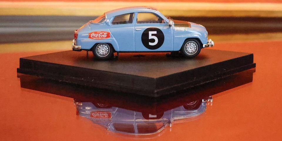 The 1962 East African Safari Rally model car that British Prime Minister Boris Johnson has gifted President Uhuru Kenyatta