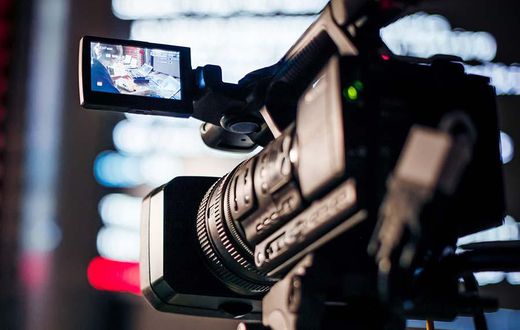 A video camera