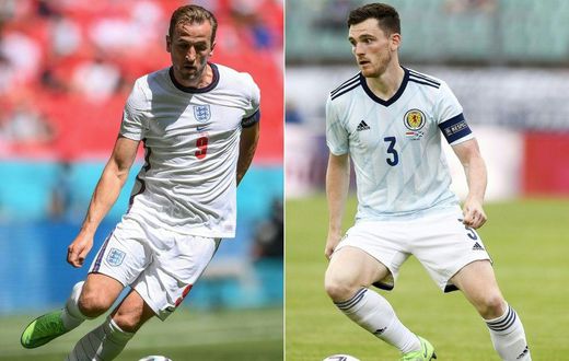 Old enemies: England face Scotland for just the second time at a major tournament on Friday