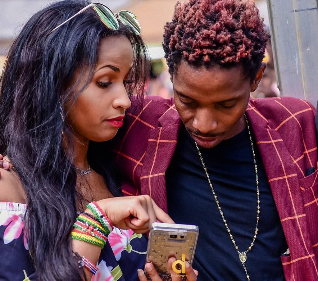 Eric Omondi and his ex-girlfriend Chantal Juliet Grazioli
