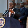 Kenya's Sports Minister Hassan Wario addresses a news conference on the World Anti-Doping Agency (WADA) recommendations that judged Kenya as non-compliant with the WADA code, in the capital Nairobi, May 13, 2016.
