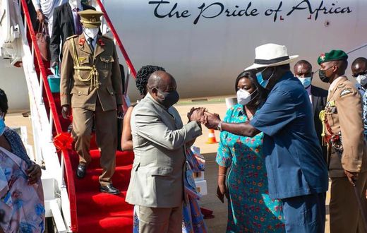 Raila Receives Uhuru's Madaraka Day Chief Guest in Kisumu