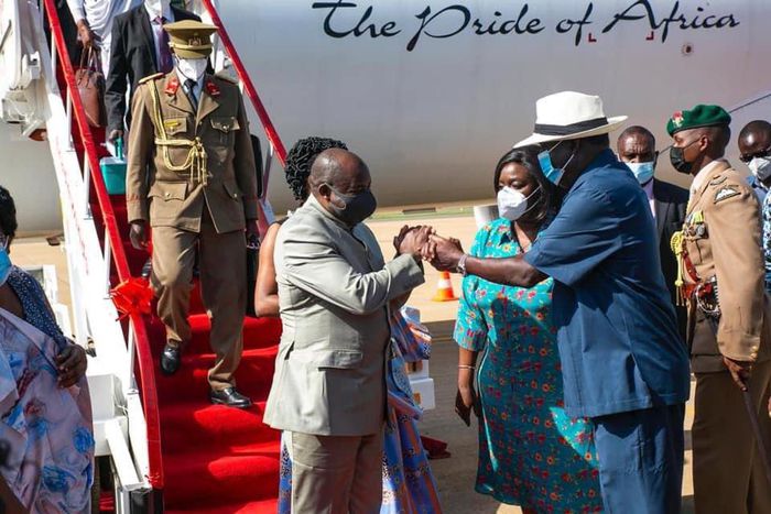 Raila Receives Uhuru's Madaraka Day Chief Guest in Kisumu