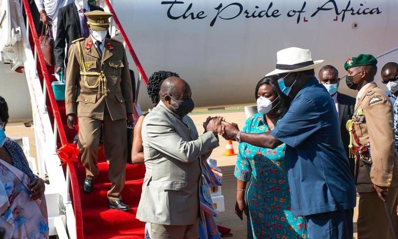 Raila Receives Uhuru's Madaraka Day Chief Guest in Kisumu
