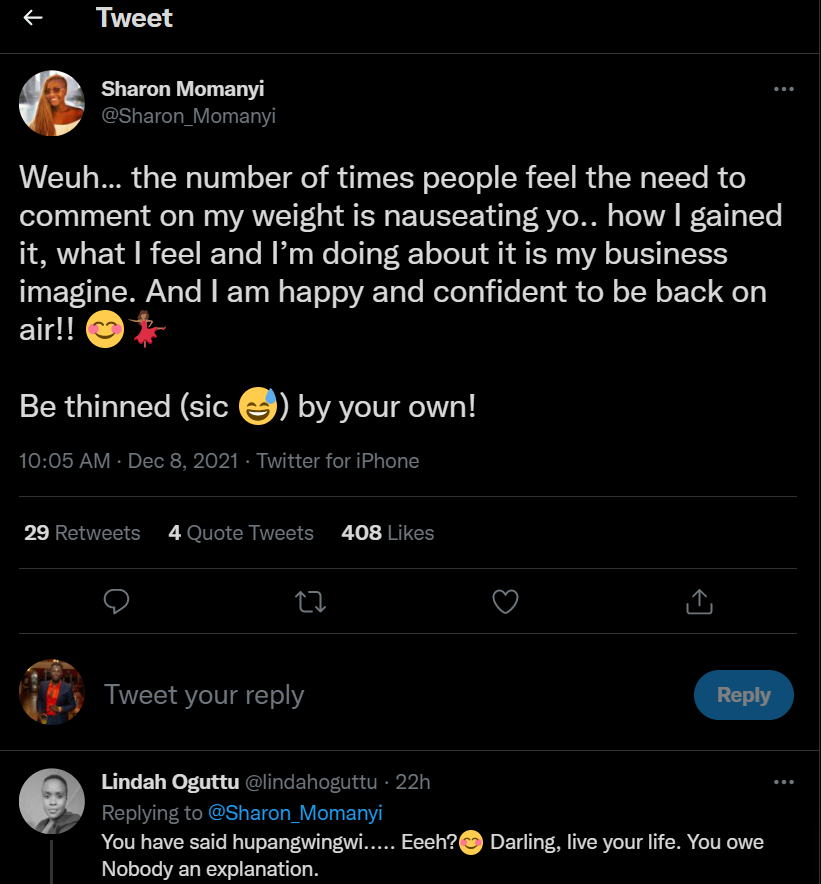 Sharon Momanyi's post
