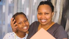 Milicent Omanga and daughter Maya
