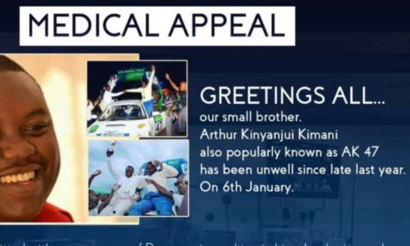 Arthur Kinyanjui, son of Bahati MP Kimani Ngunjiri dies
