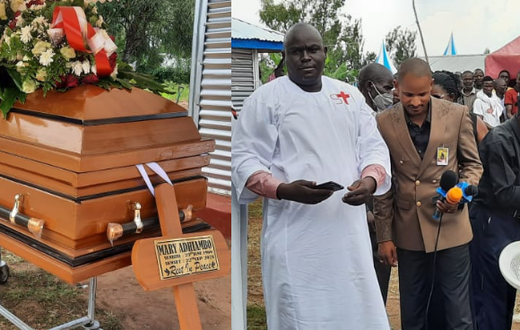Babu Owino attends burial of DJ Evolve’s Mother in Homa Bay (Photos)